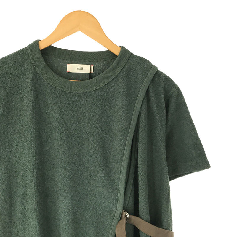 unfil / アンフィル | 2020AW | vintage cotton-pile belted T-shirt