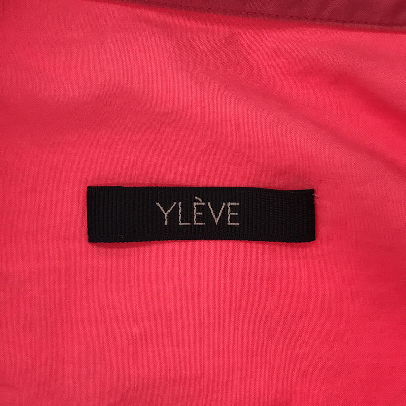 YLEVE / イレーヴ | コットン バンドカラー プルオーバー ロングシャツ