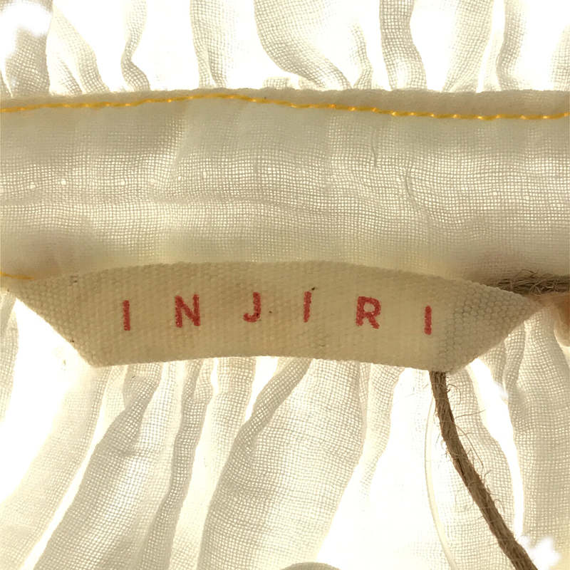 INJIRI / インジリ | 2022SS | フリルプルオーバーブラウス | L | – KLD