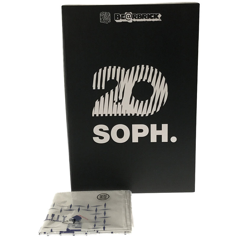 SOPH. / ソフ | BE@RBRICK 20th メディコムトイ ベアブリック 20周年 100% 400% （バンダナ セット  Carhartt WIP for SOPH.TOKYO 20TH ANNIVERSARY BANDANA） | - |