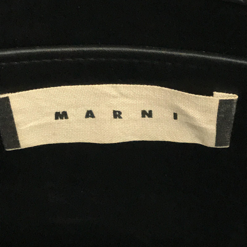 MARNI / マルニ | レザー バイカラー ポケット トートバッグ |