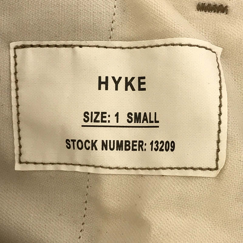 HYKE / ハイク | 2021SS | COTTON TWILL ARMY CHINOS チノパンツ | 1