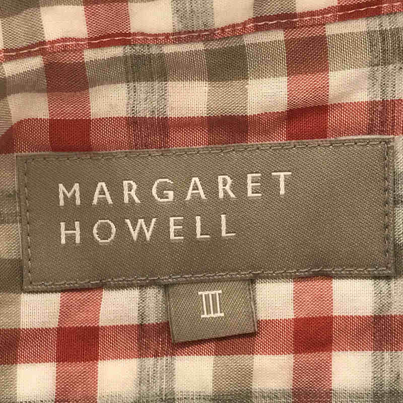 MARGARET HOWELL / マーガレットハウエル | コットン ギンガムチェック