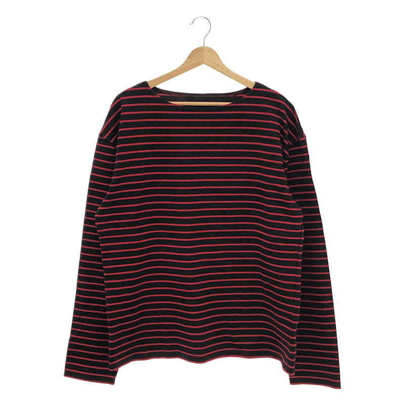 Vainl 檔案 | SAM-MT 邊框長袖剪裁與縫紉 | M |紅/黑|男士