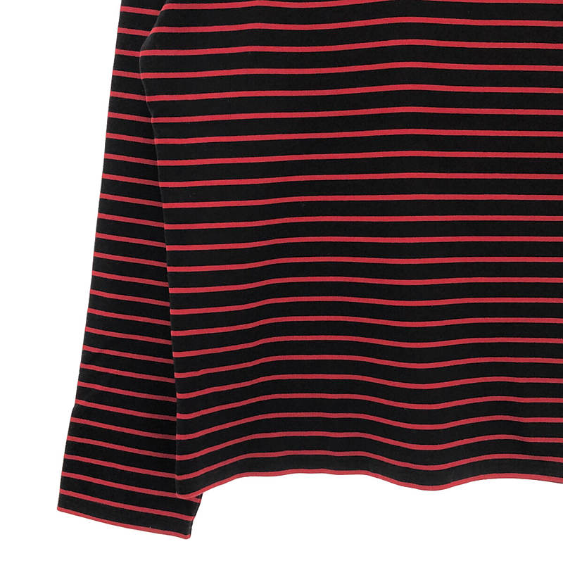 Vainl 檔案 | SAM-MT 邊框長袖剪裁與縫紉 | M |紅/黑|男士