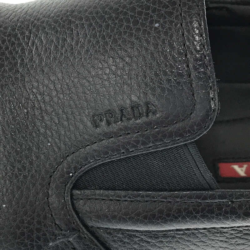 PRADA / プラダ | グレインレザー スリッポン スニーカー | 6 | – KLD