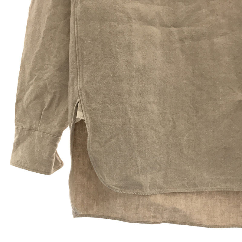 sus-sous / シュス | 2021AW SLEEPING SHIRTS -NATURAL- #07-SS01404