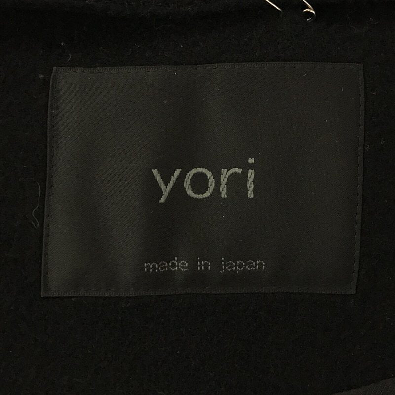 yori / ヨリ | ウール メルトン エコファー フーデッド コート | F | – KLD