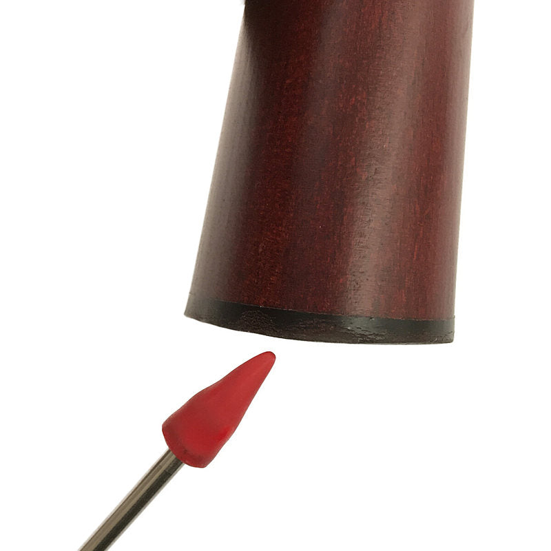 【美品】  CELINE / セリーヌ | スエード レザー Vカット パイピング ラウンドトゥ ウッド ヒール パンプス | 37 | グレー | レディース