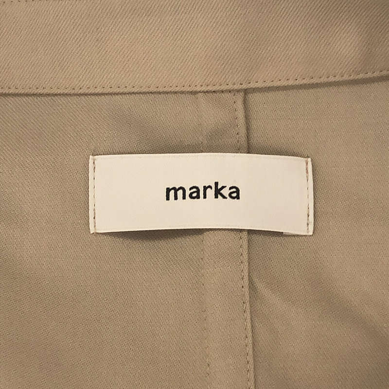 [Good Condition] marka / Marka | 2022SS | Wool Balmacaan Coat | 1 | Beige | Men's