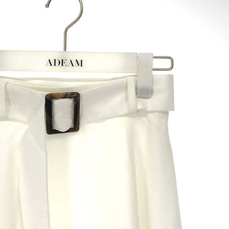 ADEAM / アディアム | BELTED A-LINE SKIRT ジャパニーズ