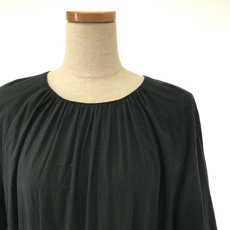 foufou / フーフー | 【THE DRESS #29】raglan sleeves tiered dress  ラグランスリーブティアードワンピース | M |