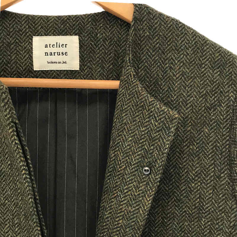 atelier naruse / アトリエナルセ | MOON ENGLAND tweed cocoon jacket