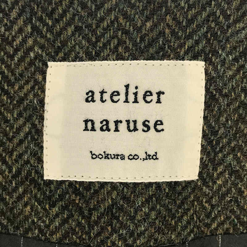 atelier naruse / アトリエナルセ | MOON ENGLAND tweed cocoon jacket