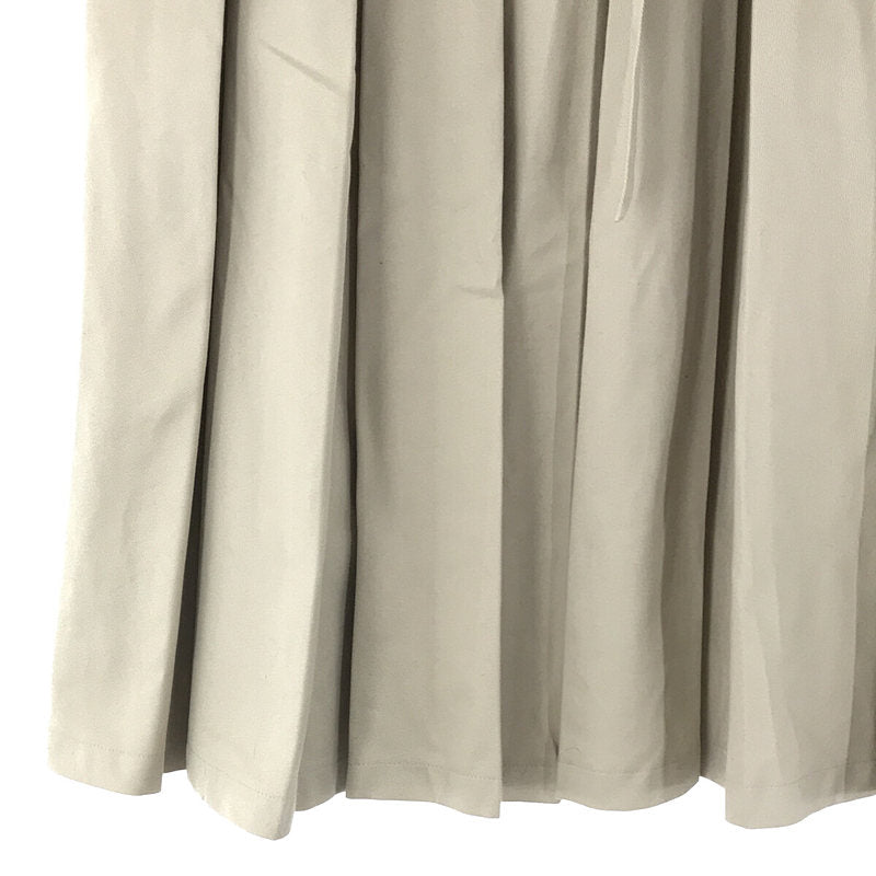 foufou / フーフー | 2020SS | super tuck long skirt スーパータックロングスカート ベルト付き | – KLD