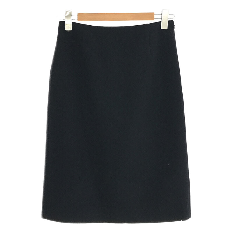 MADISON BLUE / 매디슨 블루 | SADOLWOOL HIGH WAIST TIGHT SKIRT 안장 울 하이 웨스트 타이트 스커트 | 02(M) |