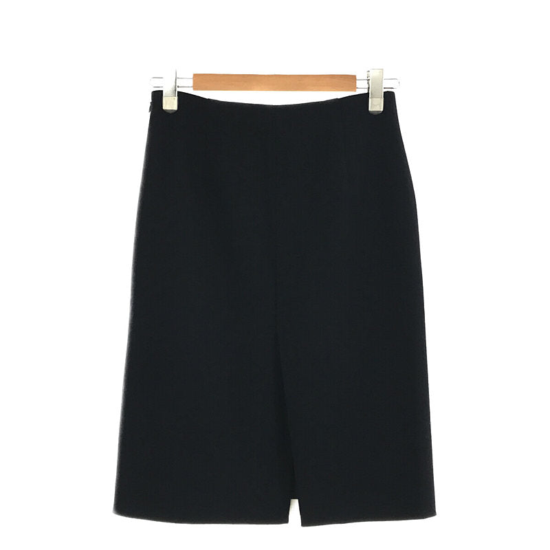 MADISON BLUE / 매디슨 블루 | SADOLWOOL HIGH WAIST TIGHT SKIRT 안장 울 하이 웨스트 타이트 스커트 | 02(M) |