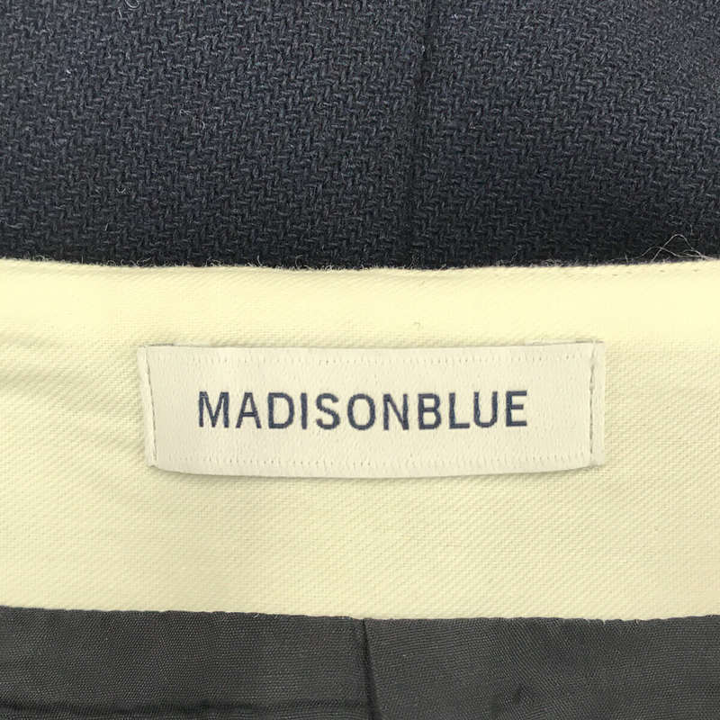 MADISON BLUE / 매디슨 블루 | SADOLWOOL HIGH WAIST TIGHT SKIRT 안장 울 하이 웨스트 타이트 스커트 | 02(M) |