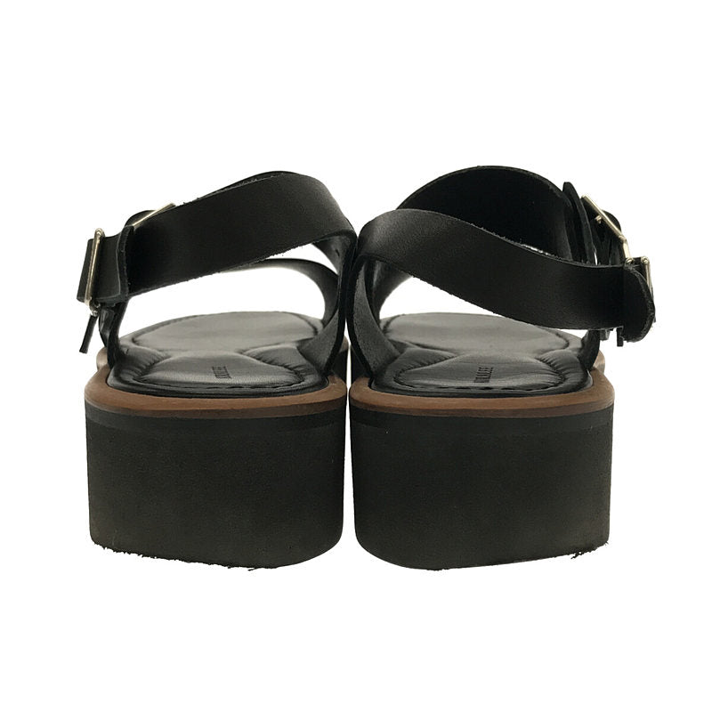 Auralee leather belt online sandals