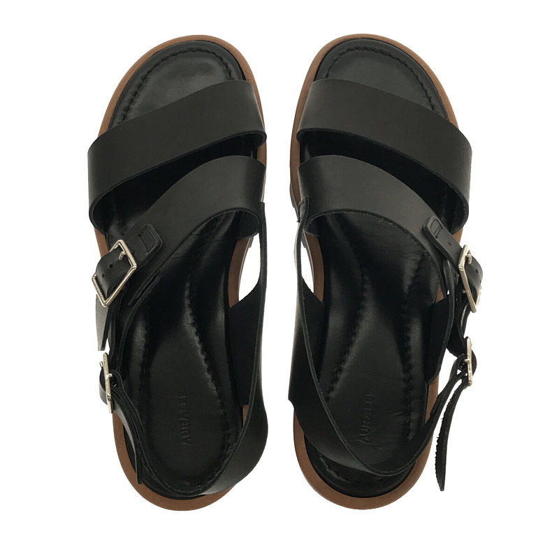 AURALEE / オーラリー | Leather Belt Sandals Made By foot the