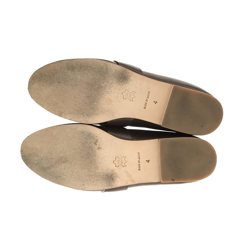 【미품】 SUI / 수이 | 가죽 로퍼 | 4 | 브라운 | 여성