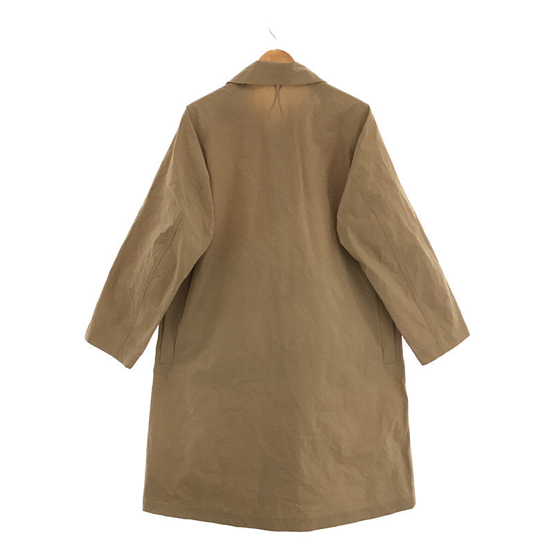 ARTS&SCIENCE / アーツアンドサイエンス | ナイロン 丸襟 フーデッド ステンカラー コート 保存袋付き | 2 |