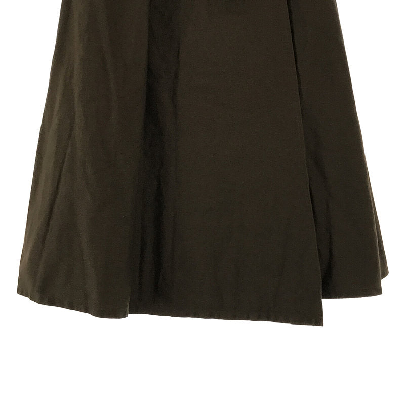 harenoti. / Harenoti | belted wraparound skirt | 1 | Khaki | Women's