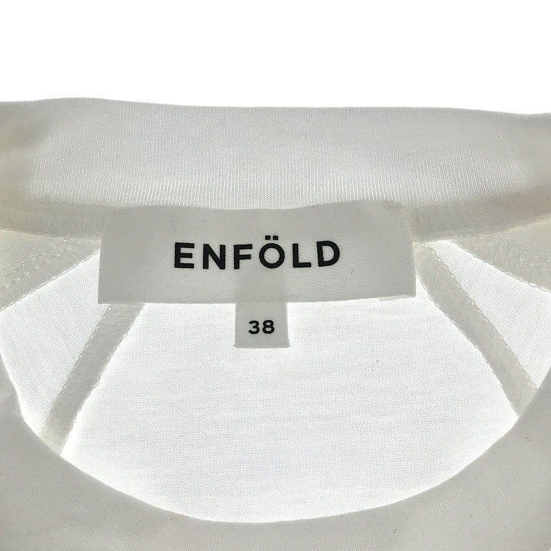 ENFOLD / エンフォルド | FLOWER-SLEEVE PULLOVER Tシャツ | 38 | – KLD