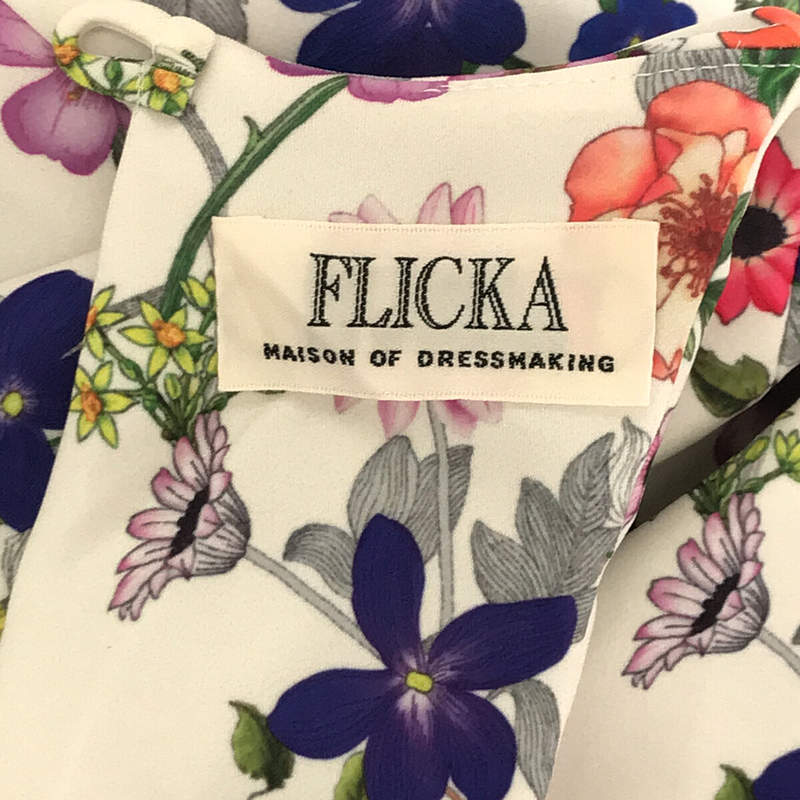 FLICKA / フリッカ | 花柄 ノースリーブワンピース | 0 | – KLD