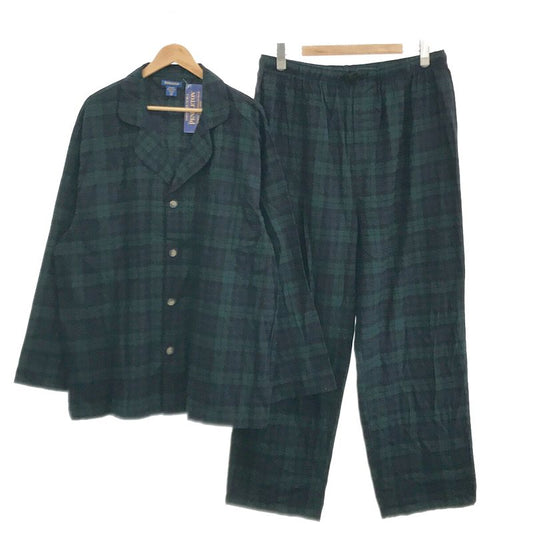 PENDLETON / ペンドルトン | タグ付き セットアップ コットン チェック シングル シャツ ジャケット / イージー パンツ パジャマ | XL |