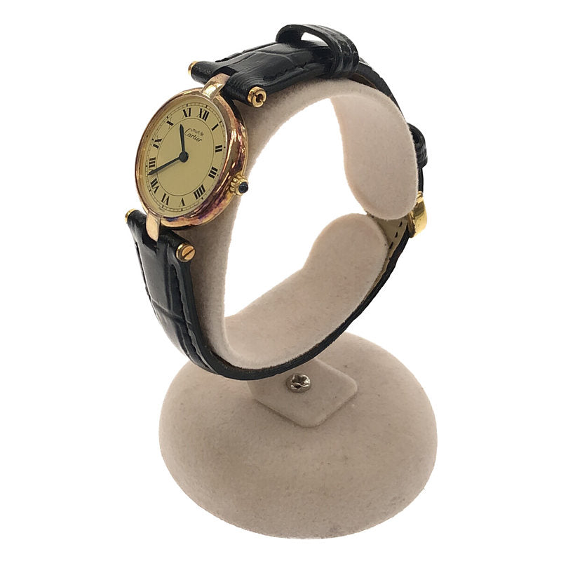 Cartier / カルティエ | マストヴァンドーム 腕時計 | ブラック 