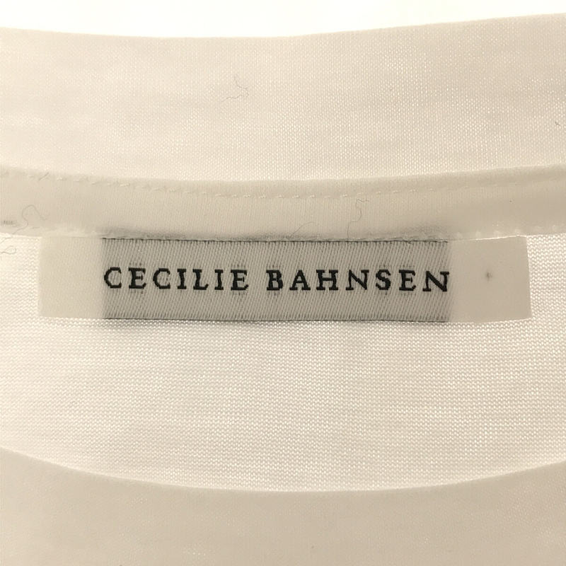 Cecilie Bahnsen / セシリーバンセン | 2020SS | ギャザースリーブ カットソー | UK6/US2 |