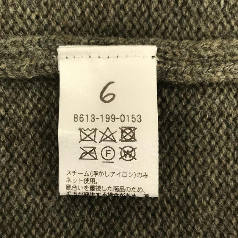 6(ROKU) / ロク | WOOL CASHMERE SAILOR COLLAR KNIT ウールカシミヤ