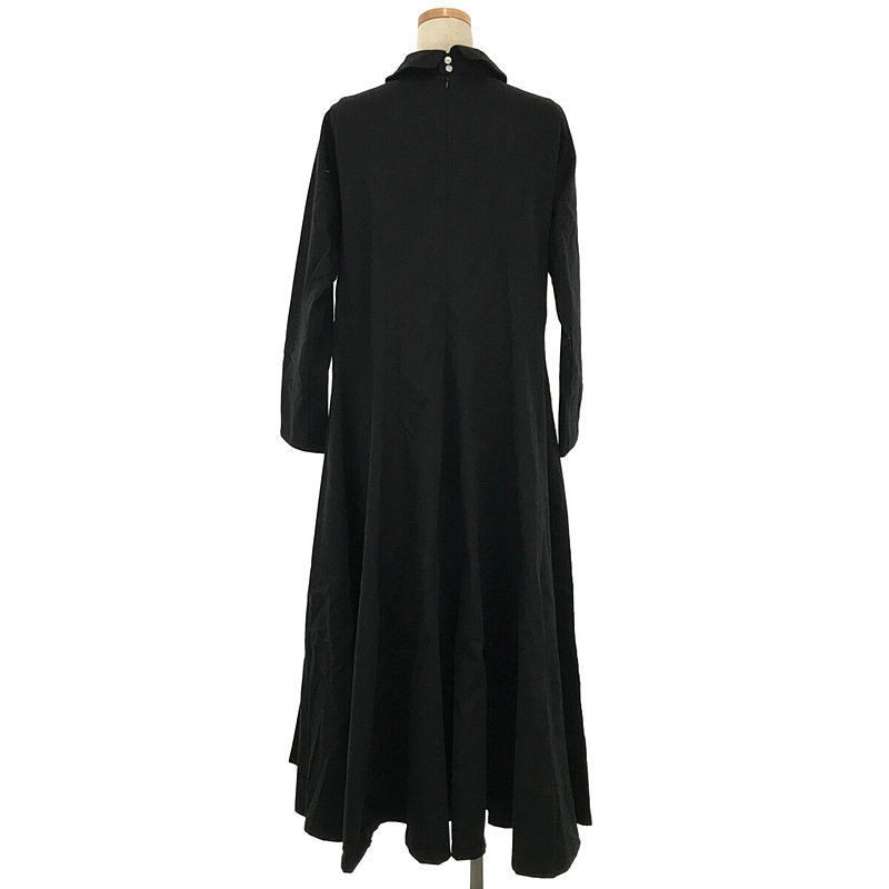 foufou / フーフー | THE DRESS #34 round collar flare dress ワンピース | 1 | ブラック |  レディース