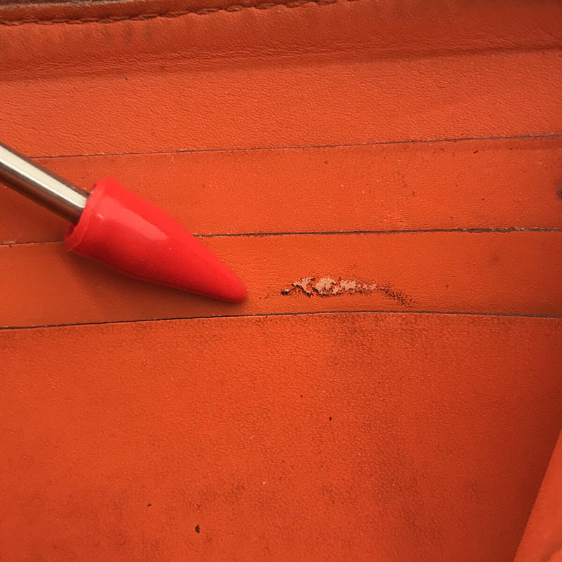 Felisi / フェリージ | レザー ラウンドファスナー ジップ ウォレット 長財布 | ブラウン | レディース