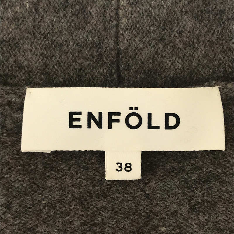 ENFOLD / エンフォルド | カシミヤブレンド ロング ガウン