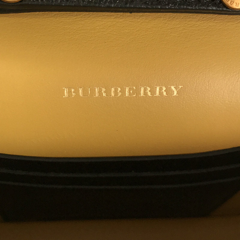 【美品】 Burberry / バーバリー | Dリング スモール チェーンショルダーバッグ | ブラック | レディース