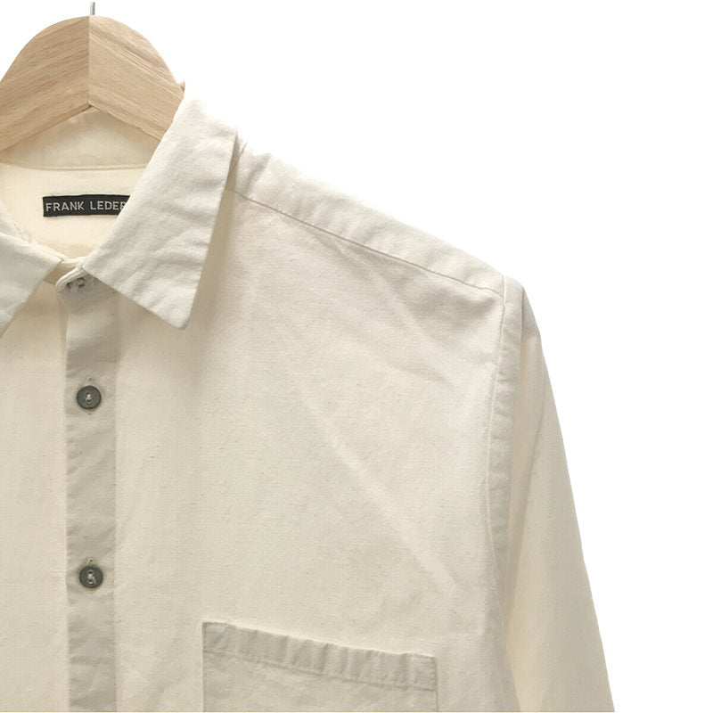 FRANK LEDER / フランクリーダー | VINTAGE BED LINEN SHIRT ヴィンテージ ベッド リネン シャツ | S |  ホワイト | メンズ