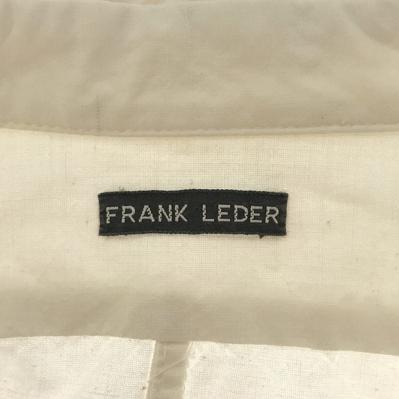 FRANK LEDER / フランクリーダー | VINTAGE BED LINEN SHIRT ヴィンテージ ベッド リネン シャツ | S | ホワイト | メンズ