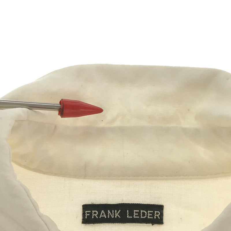 FRANK LEDER / フランクリーダー | VINTAGE BED LINEN SHIRT