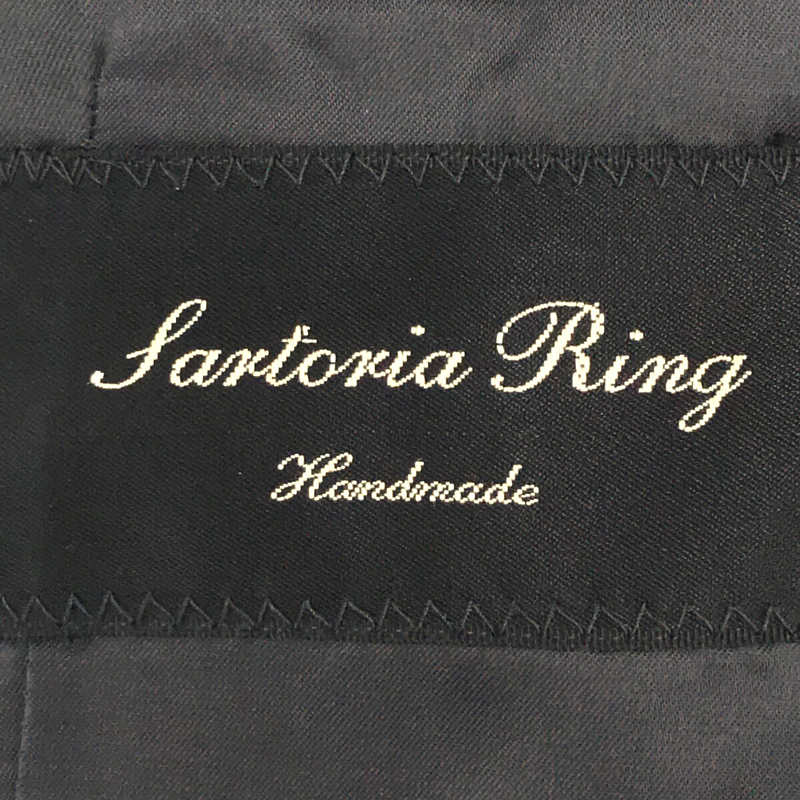 RING JACKET / リングジャケット | Sartoria Ring サルトリアリング ウール シャドー ストライプ ノッチドラペル サイドベンツ 3B テーラード ジャケット スラックス セットアップ スーツ フォーマル | 46 |