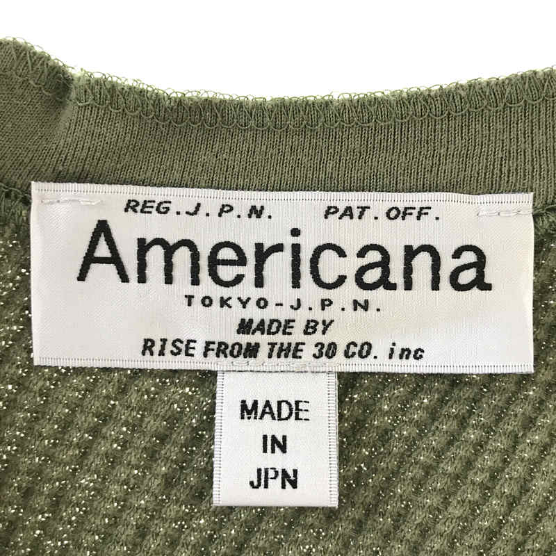 Americana / アメリカーナ | サーマルバックヘンリーネックプル