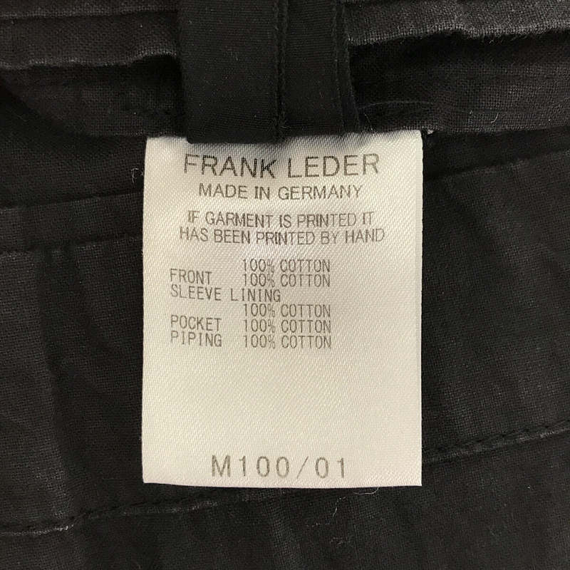 FRANK LEDER / Frank Leader | DEUTSCHELEDER JACKET German Leather 2B Jacket | XS | Black | Men's