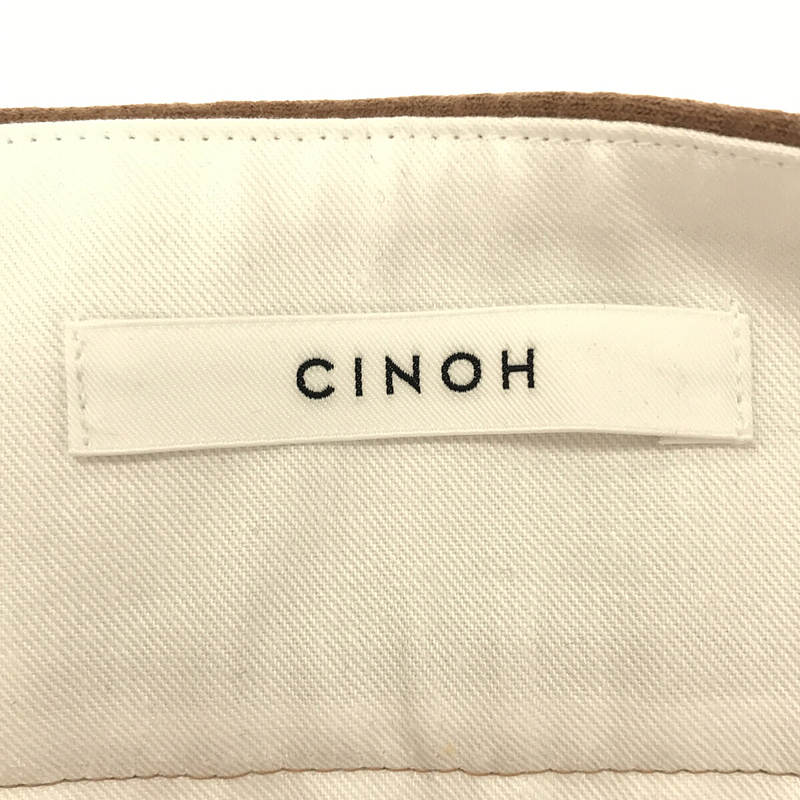 CINOH / チノ | WOOL JERSEY PINTUCK PANTS ウールジャージピンタックパンツ | 36 |