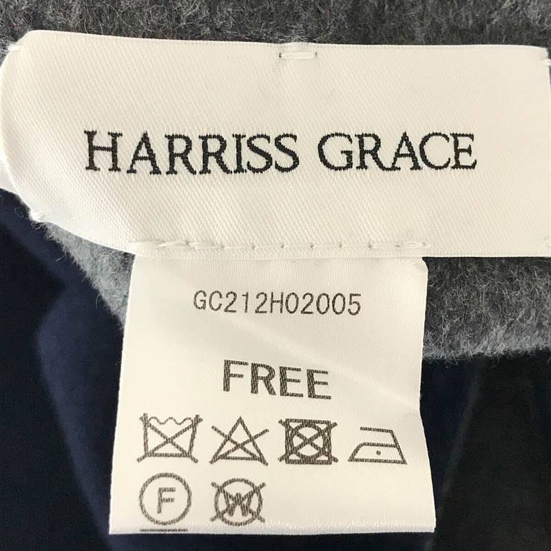 HARRISS GRACE / ハリス グレース | ノーカラー スリット カシミヤ