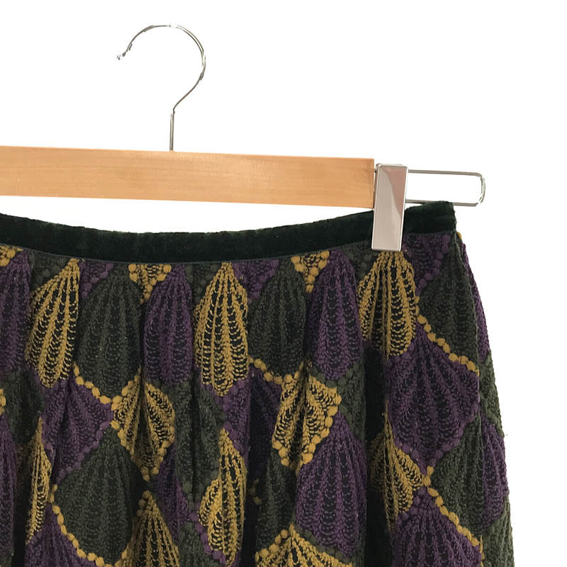 Sally Scott 刺繍 スカート 7号 サリー・スコット - スカート