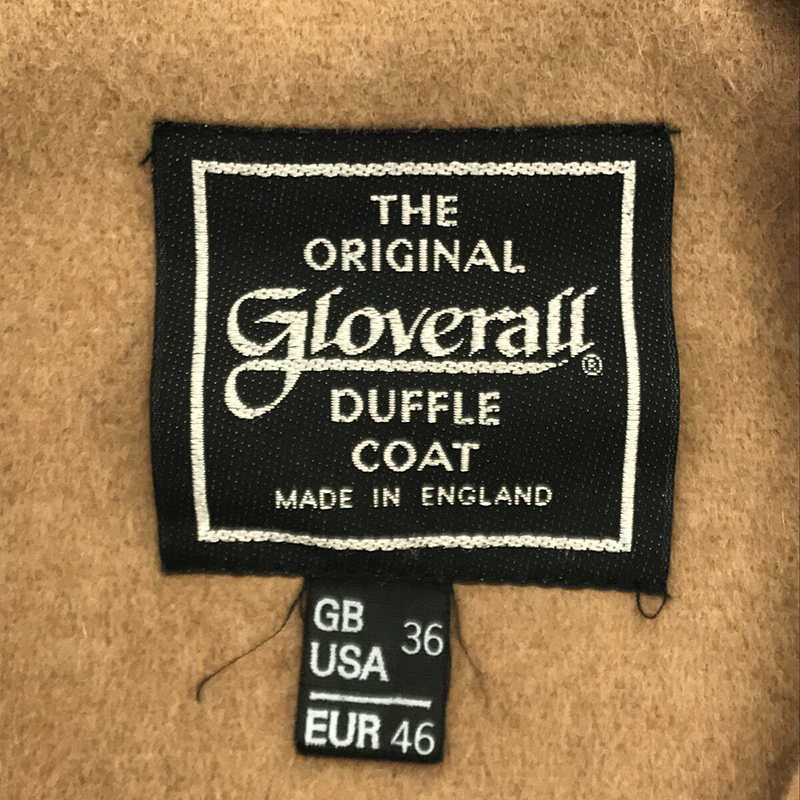 GLOVERALL / グローバーオール | 80s ～ 黒タグ 英国製 VINTAGE トグルボタン ダッフル コート | 36 | ブラウン | レディース