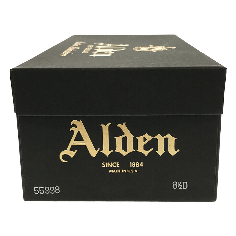 【新品】  ALDEN / オールデン | SUEDE CAP TOE SHOES スウェード ストレートチップ シューズ | 8.5D | ネイビー | メンズ