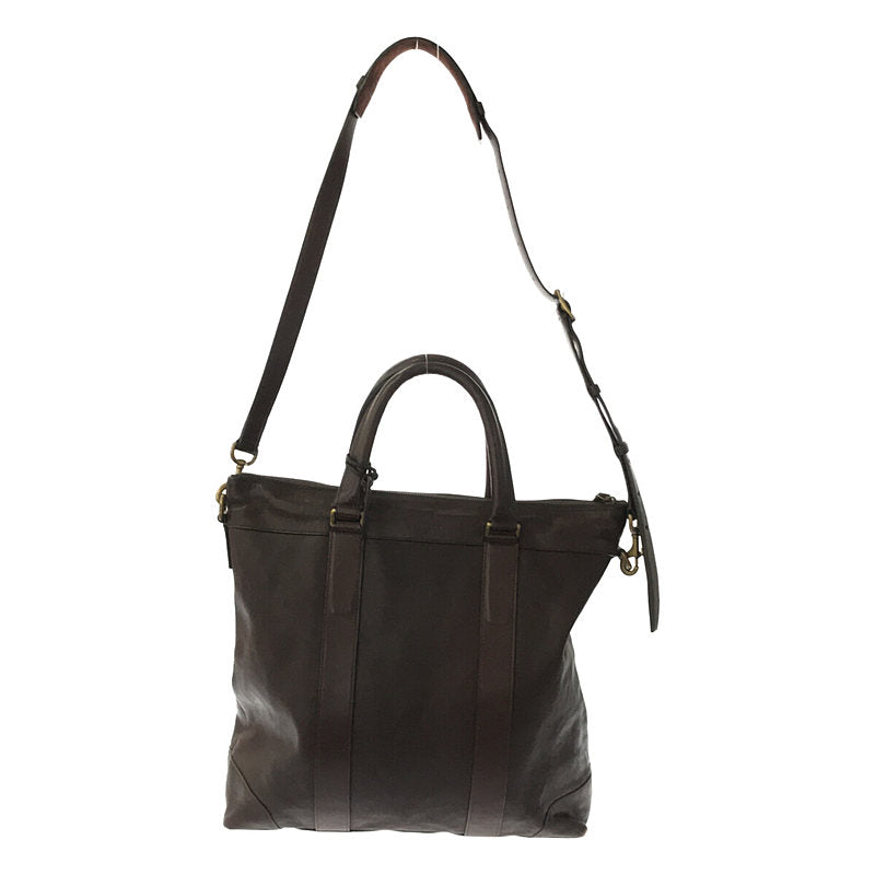 COACH | 70477 2way Crosby leather hand tote bag with shoulder strap, comes with dust bag |