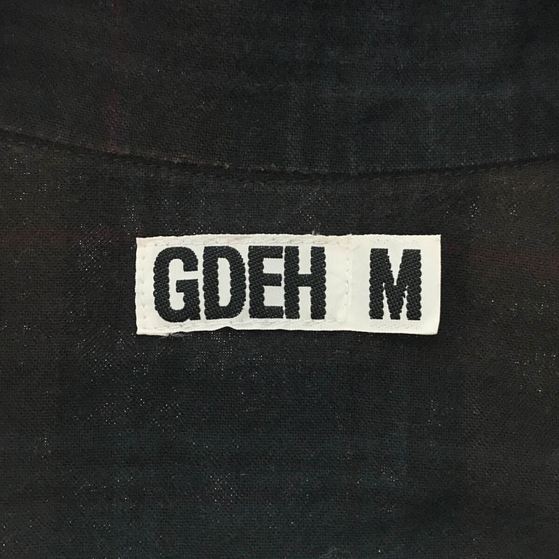 GOODENOUGH / グッドイナフ | 1990s〜 パネル チェックシャツ | M |